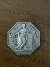 Jeton Argent Octogonal