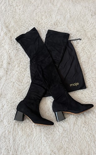 Maje bottes cuissardes - , noires