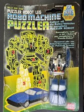 Vintage Ban Dai Puzzler Robot Leg N5 Robo Machine Puzzler