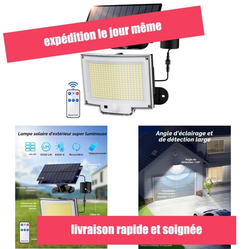 Projecteur solaire extérieur