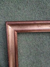 CADRE BOIS  DORE FEUILLURE DE 70,5 X 50,5 FRAME FRENCH ANTIQUE