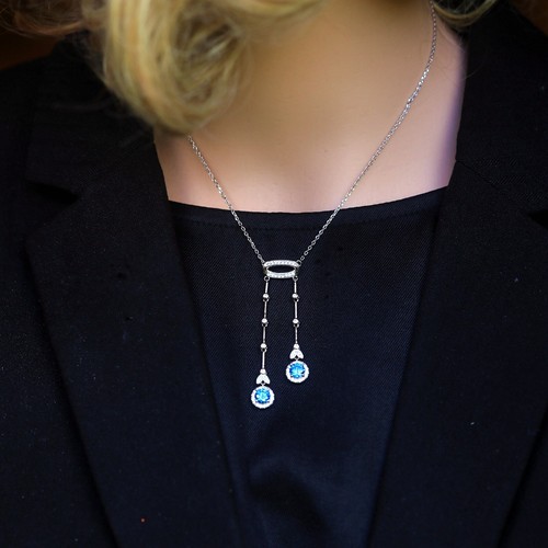 Collier court pendentif - collier,