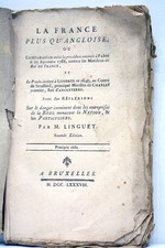 LIVRE ANCIEN LINGUET ECONOMIE