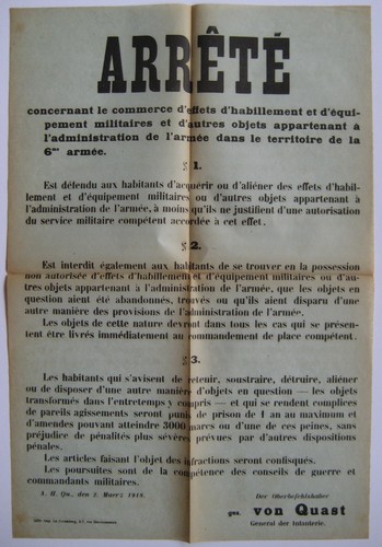 Affiche originale 1918 - originale,