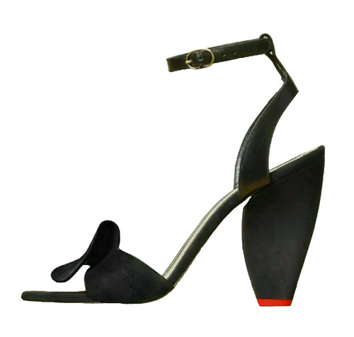 Celine jabot chevreau daim - celine,