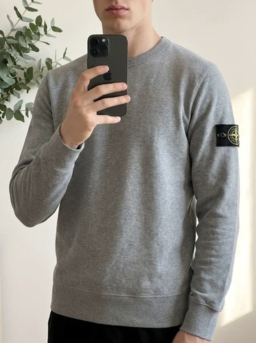 Sweat stone island - stone, badge