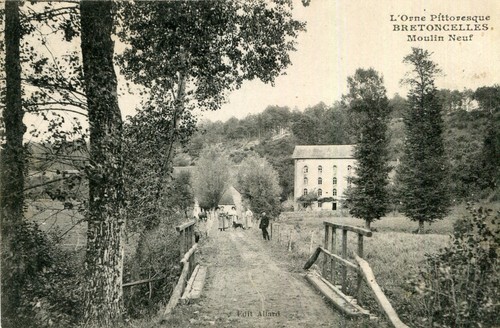 Carte bretoncelles moulin - moulin, neuf