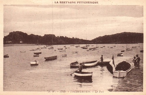 Cpa trebeurden côtes - -,
