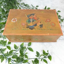 Antique en Bois Main Peint
