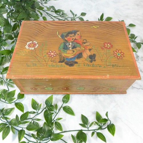 Antique bois main peint - en,