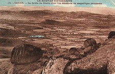 CPA 71 - UCHON (S. et L.) - 135. La Griffe du Diable d'où l'on découvre panorama