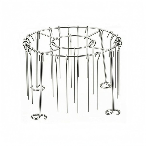 Support rond brochettes - support, à