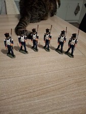Lot 8 De 6 Soldats Starlux Premier Empire Carabiniers Plastique. Très Bon État.