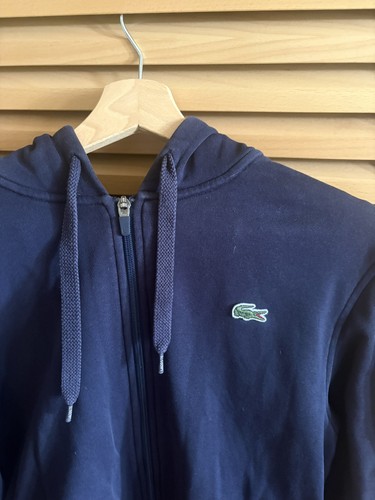 Pull lacoste zip bleu - zip, taille