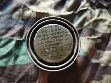 Boite alcool pour réchaud militaire US Petit modèle WW2 USA GI militaria 