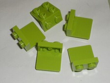 5 x Lime Bracket LEGO Ref