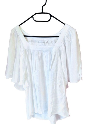 Haut camaïeu blanc femme - blanc,