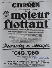 PUBLICITE AUTOMOBILE CITROEN