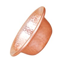 Bol d'offrande bouddhiste rond, récipient en cuivre, bol d'eau Portable