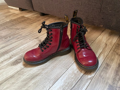 Bottines cuir vernis - bottines, bordeaux