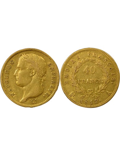 France napoléon 40 francs - france,