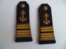 WW2 Épaulettes Marine FNFL Officier Capitaine de Frégate Fusilier Marin RFM RBFM