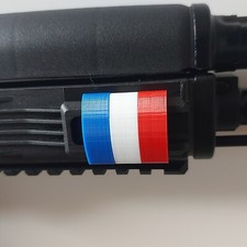 Clips Couvre-Rail Picatinny FRANCE Bleu Blanc Rouge