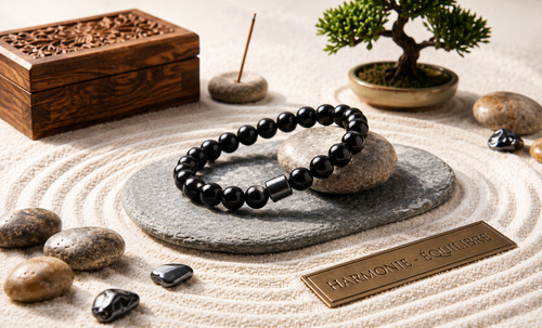 Bracelet onyx noir - bracelet,