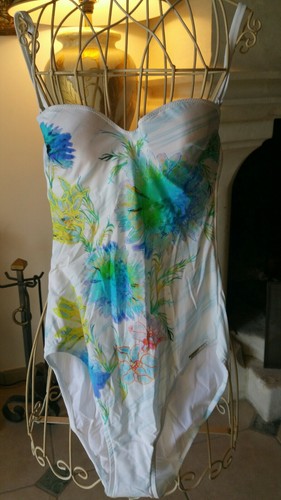 Maillot bain piece bleu ciel - bain,