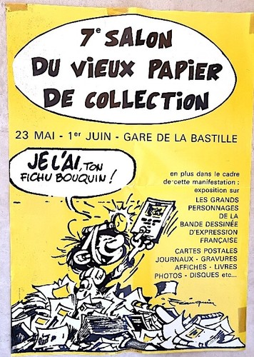 Affiche franquin gaston - affiche,