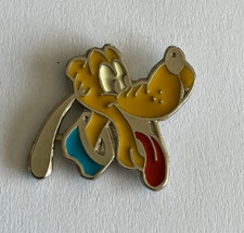 48 - Pin's DISNEY PLUTO Collier Bleu Signé BERTONI MILANO