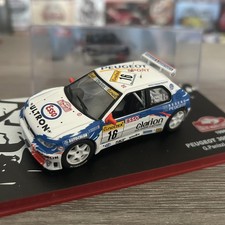Miniature Altaya Ixo 1/43 Peugeot 306 Maxi Rallye Monte Carlo 1998 Panizzi