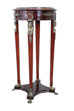 Guéridon En Acajou De Style Empire, XXe Siècle