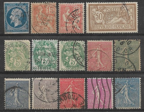 Lot timbres 1862 napoleon - 1862,