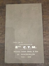 Ancien Agenda Mitchell De 1972 Manufacture D Article Pêche ,Bretton,Pezon Michel