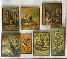 Lot de petits tableaux anciens
