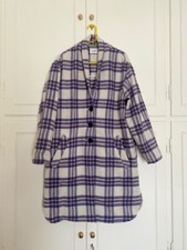 Isabel Marant Wool Plaid Gabriel Coat - Size S