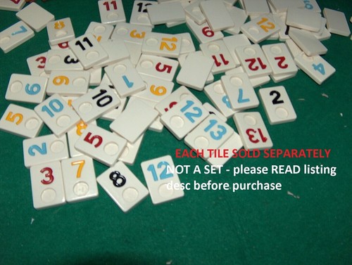 Rummikub pieces made israel - made,