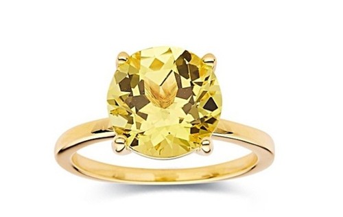 Bague anneau plaqué en - or,