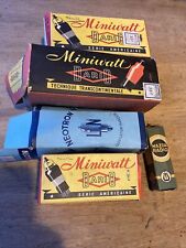 1 Lot de 5 anciennes lampe tube poste radio TSF