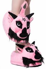 KILLSTAR Dark Lord Satanique Baphomet Chèvre Gothique Punk Bubblegum Pantoufles