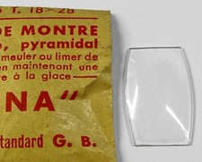 VERRE MONTRE TONNEAU 18 X 28 mm DOME BASE PLATE