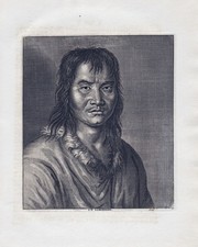 Peuples Samoyèdes Ural Russie Samojeden Russie Gravure Sur Cuivre Edwards 1743