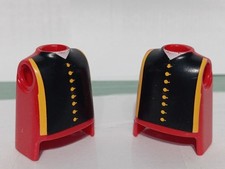 PLAYMOBIL X2 CORPS ANGLAIS PIRATES FRANÇAIS SOLDAT ANGLAIS PIRATE FRANÇAIS