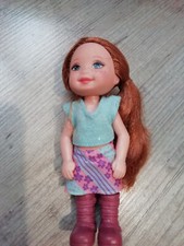 Poupée barbie petite fille rousse Kelly