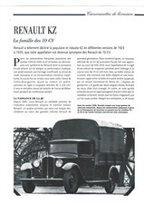DOCUMENT UTILITAIRES & RENAULT KZ & Sur 4 Pages