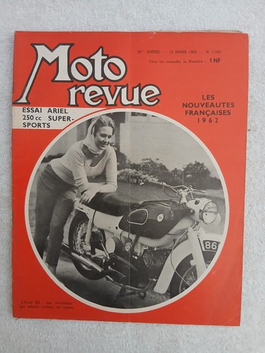 Moto revue 1582 3 1962 - revue, n°1582