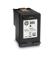 Une cartouche HP 305 noire vide