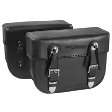 Sacoches Cavalieres Traité Bagages Valises Voyage Vacances Moto  noir
