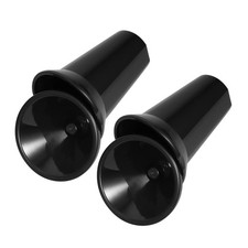  Lot de 2 crachoirs noirs : seau à vin réutilisable pour dégustation - Crachoir